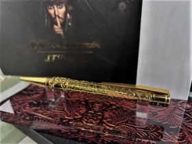 S.T. Dupont Pirates Of The Caribbean Ballpoint Gold Plated Pen?