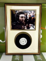 SOLD VIA BUY IT NOW-PLEASE DO NOT BID-John Lennon Woman Framed Vinyl- Framed Ltd Edition