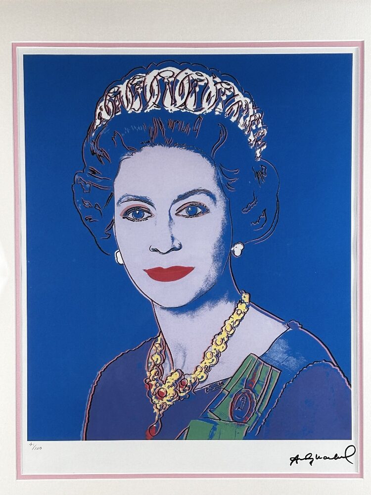 Andy Warhol-(1928-1987) Elizabeth Numbered Lithograph # 41/100 - Image 2 of 7