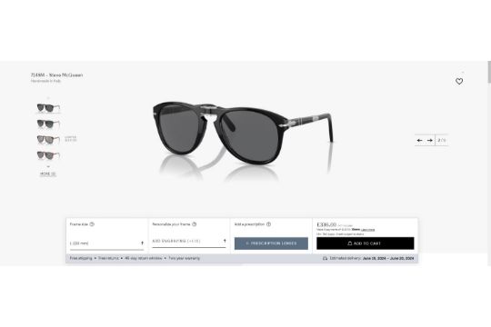 Persol Special Edition `Steve McQueen` Folding Sunglasses - Image 10 of 10