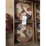 Boxed x2 little toys clocks RRP £9.99 each