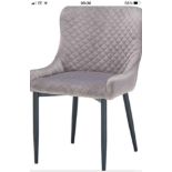 boxed grey dining chair RRP £49.99