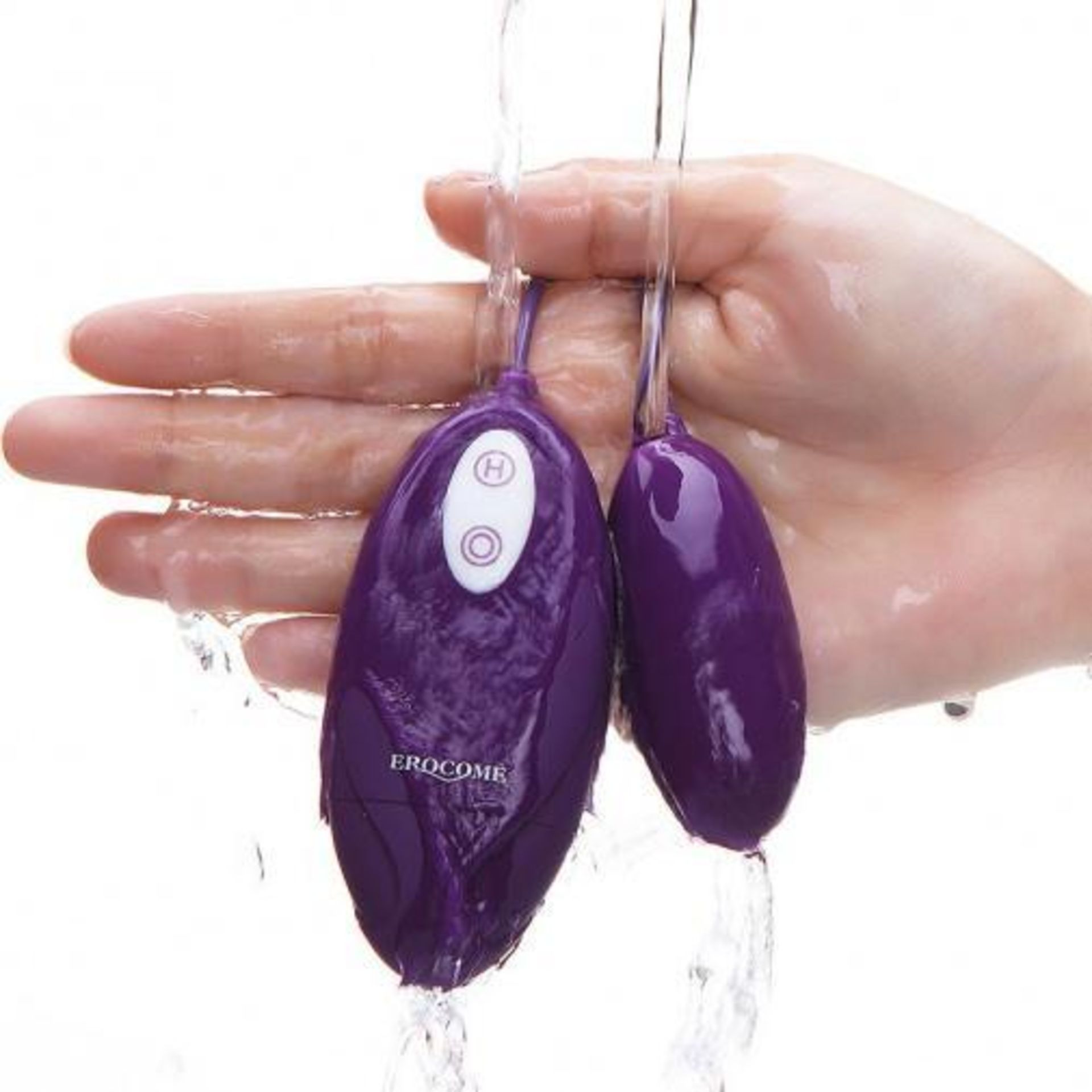 RRP �14.99 Erocome Lyra Solo 12 speed wired remote massage bullet Purple