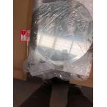 boxed 16inch round mirror RRP £14.99