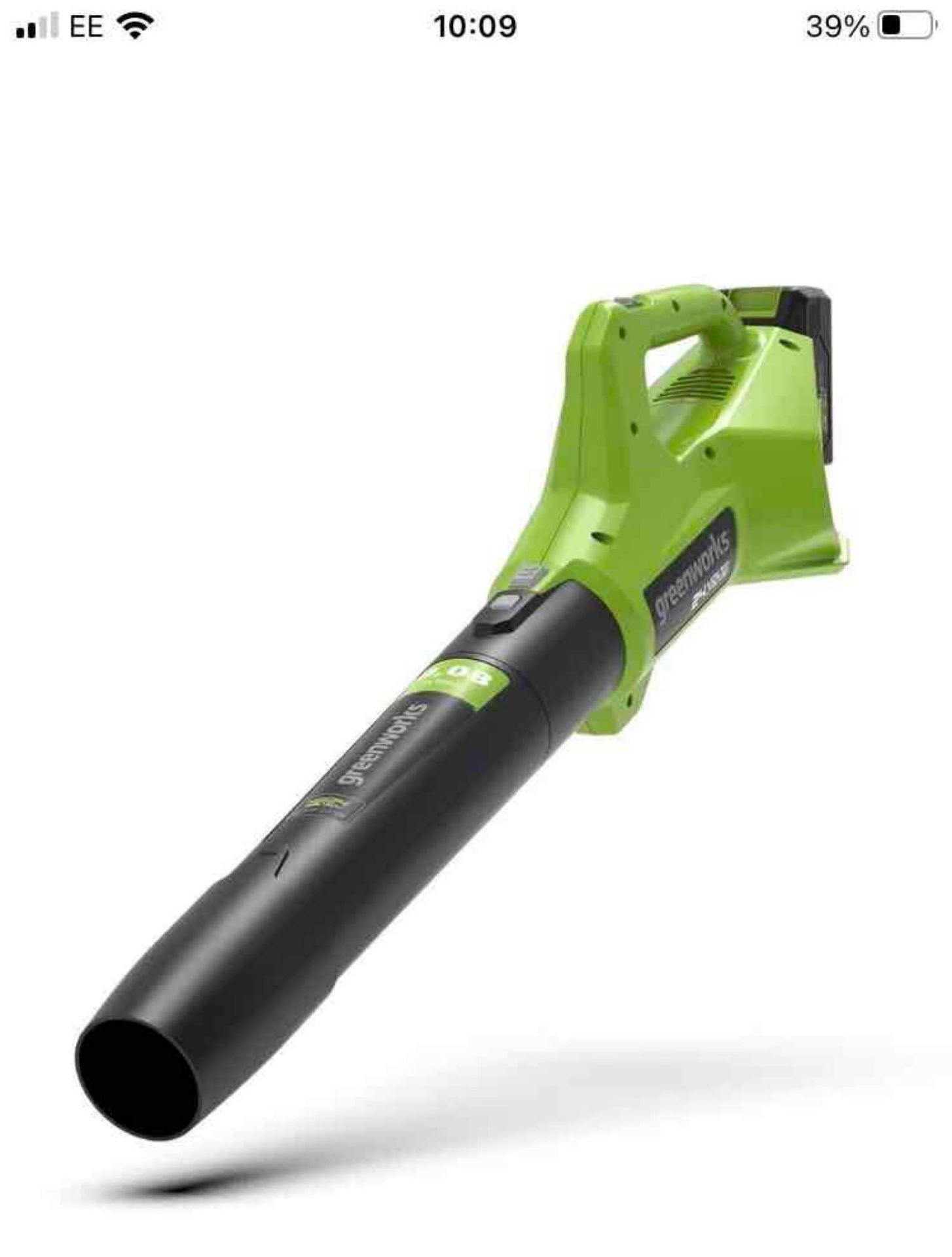 Boxed Green works Brand new Axial garden blower RRP £29.99