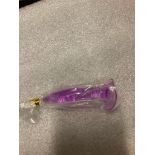 RRP �11.99 Small sillicone suction cup dildo 7 cms small and discrete in purple