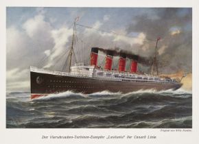Schifffahrt - - The Cunard Steamship