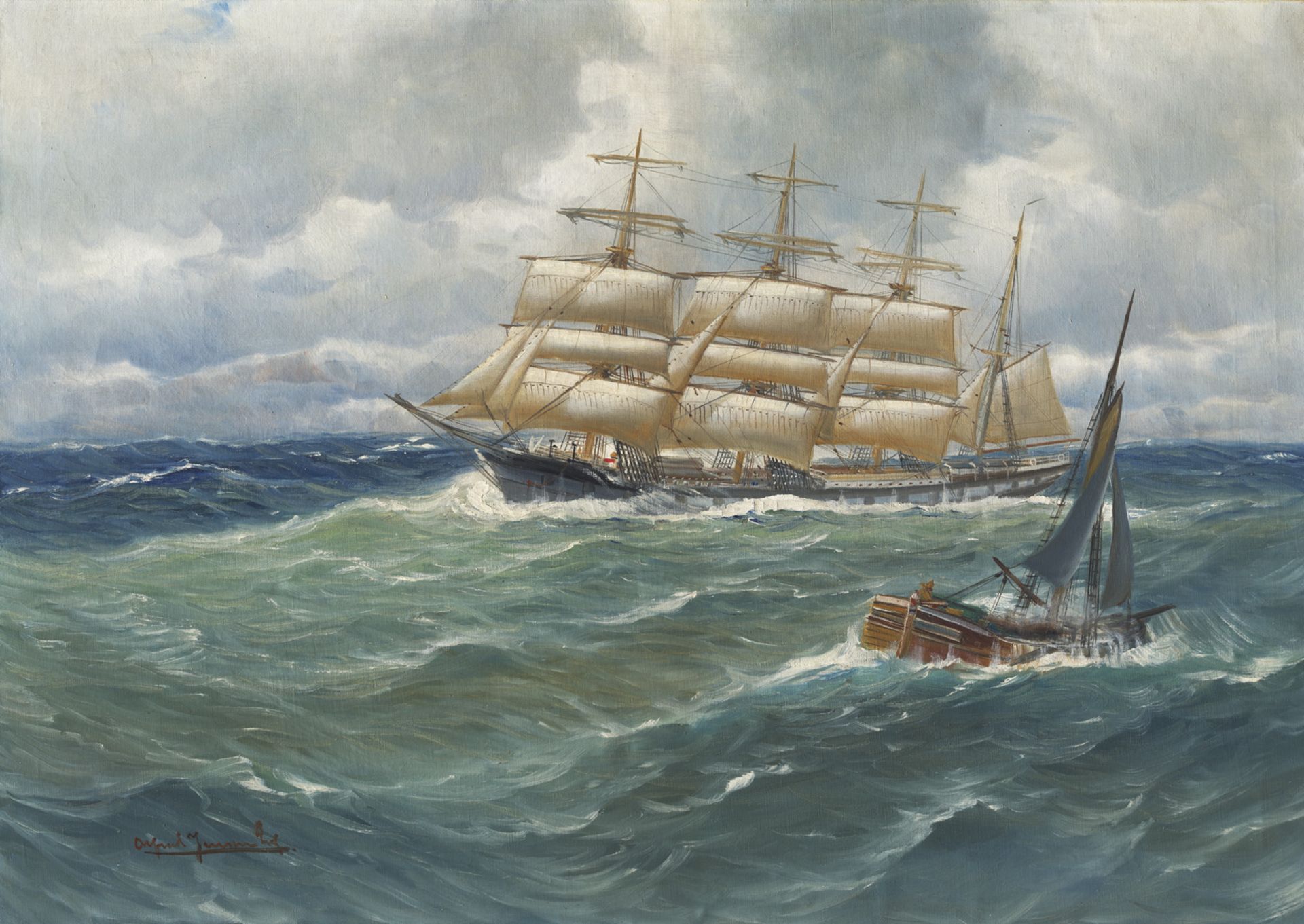 Maritime Kunst - - Alfred Jensen.