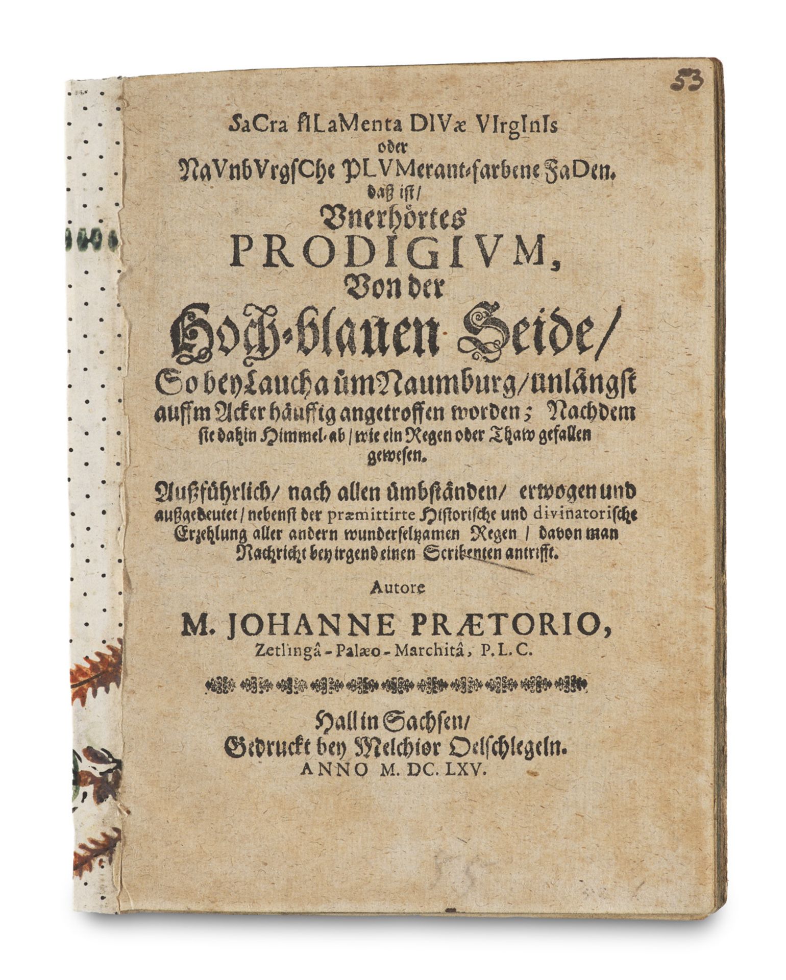 Astronomie - - Johannes Praetorius.