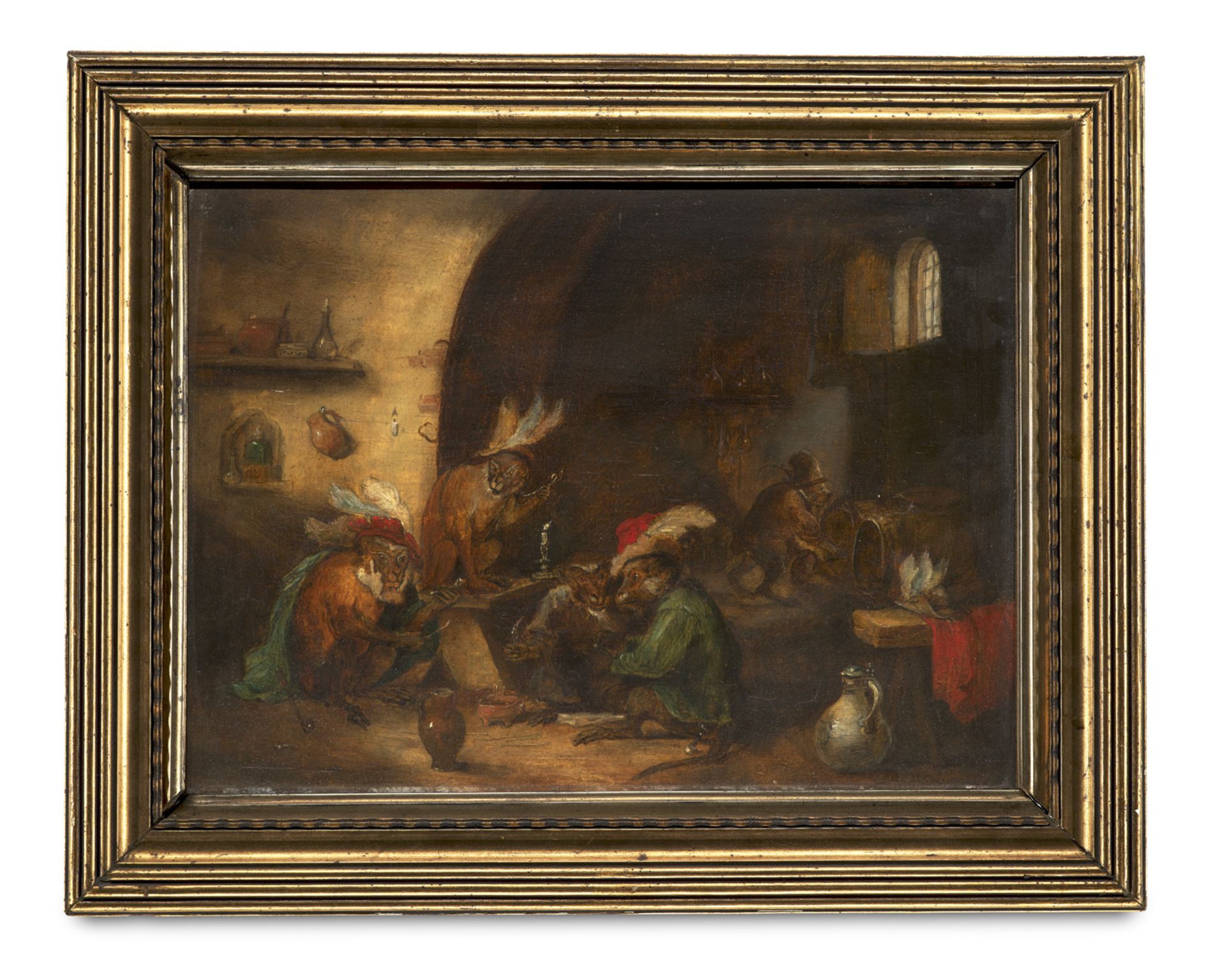 Genre - - David - nach Teniers der