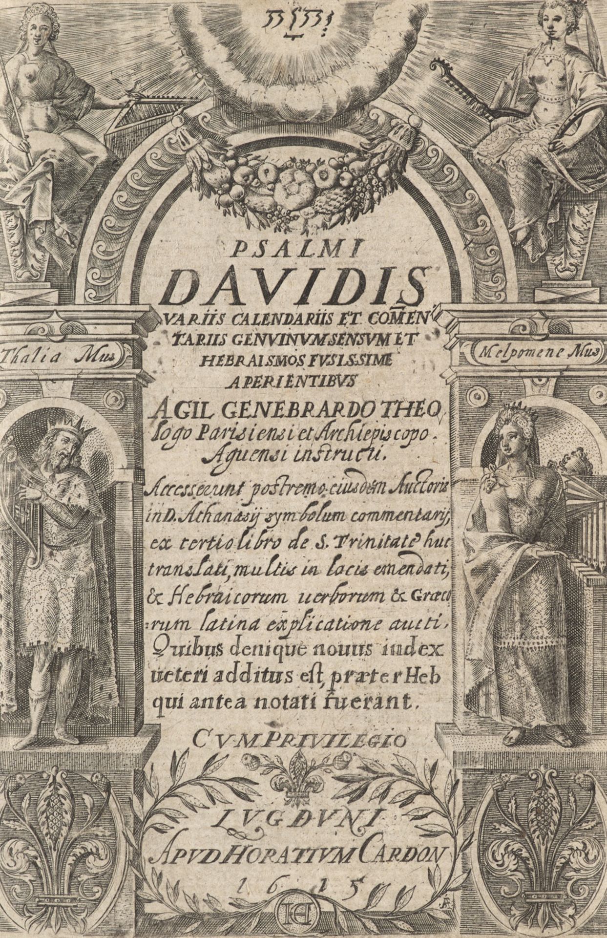 Gilbert Génébrard. Psalmi Davidis