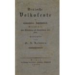 Volkskunde - - Fr. A. Reimann.