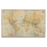 Weltkarte - - Chart of the world on