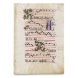 Antiphonarblätter - - Antiphonarblatt