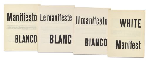 Lucio Fontana. White Manifest. Il