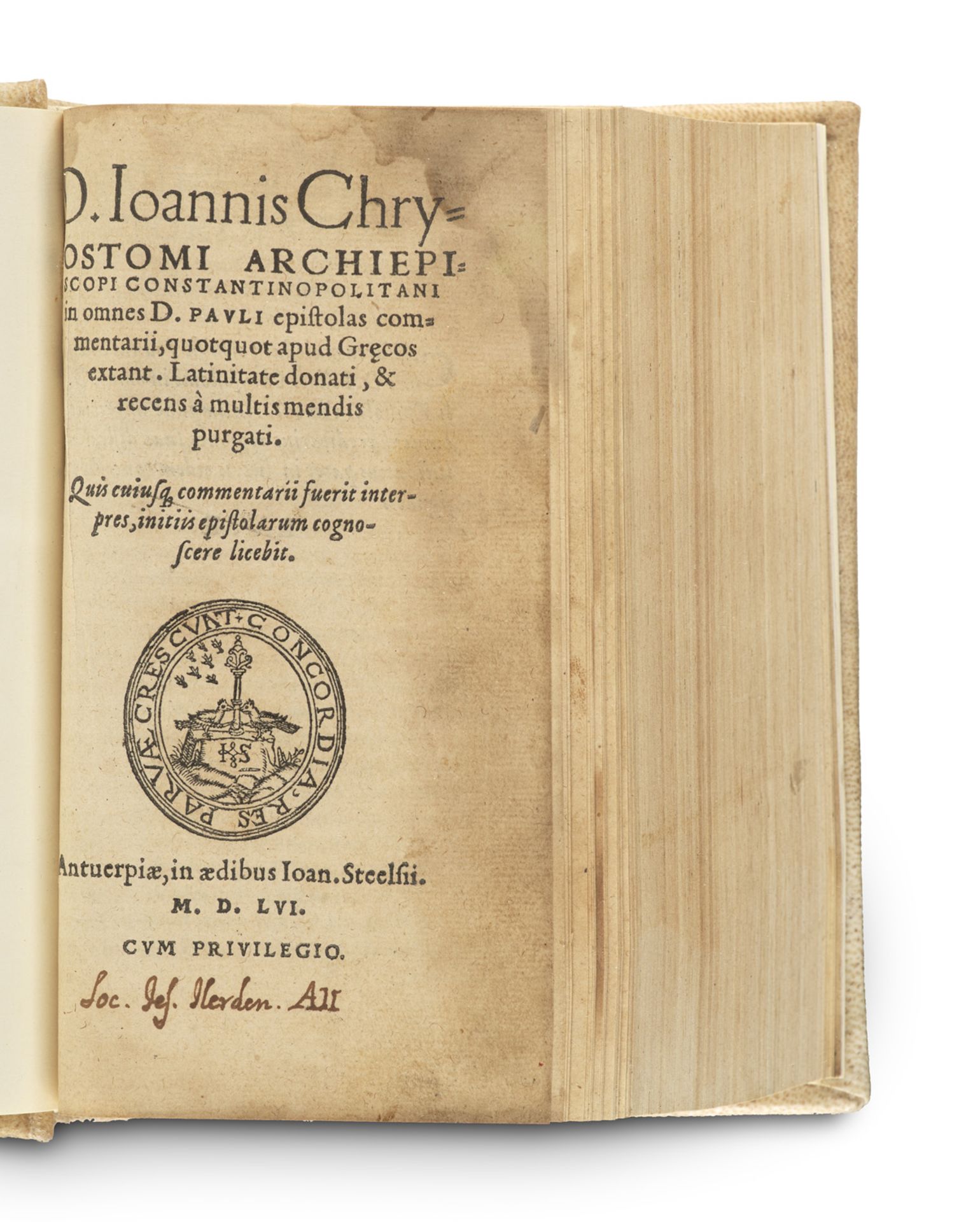Johannes Chrysostomus. D. Ioannis