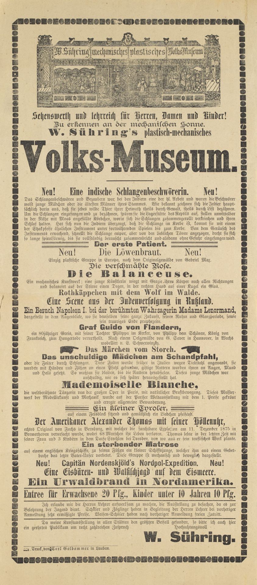 Zirkus - Varieté - Wandermuseum - - W.