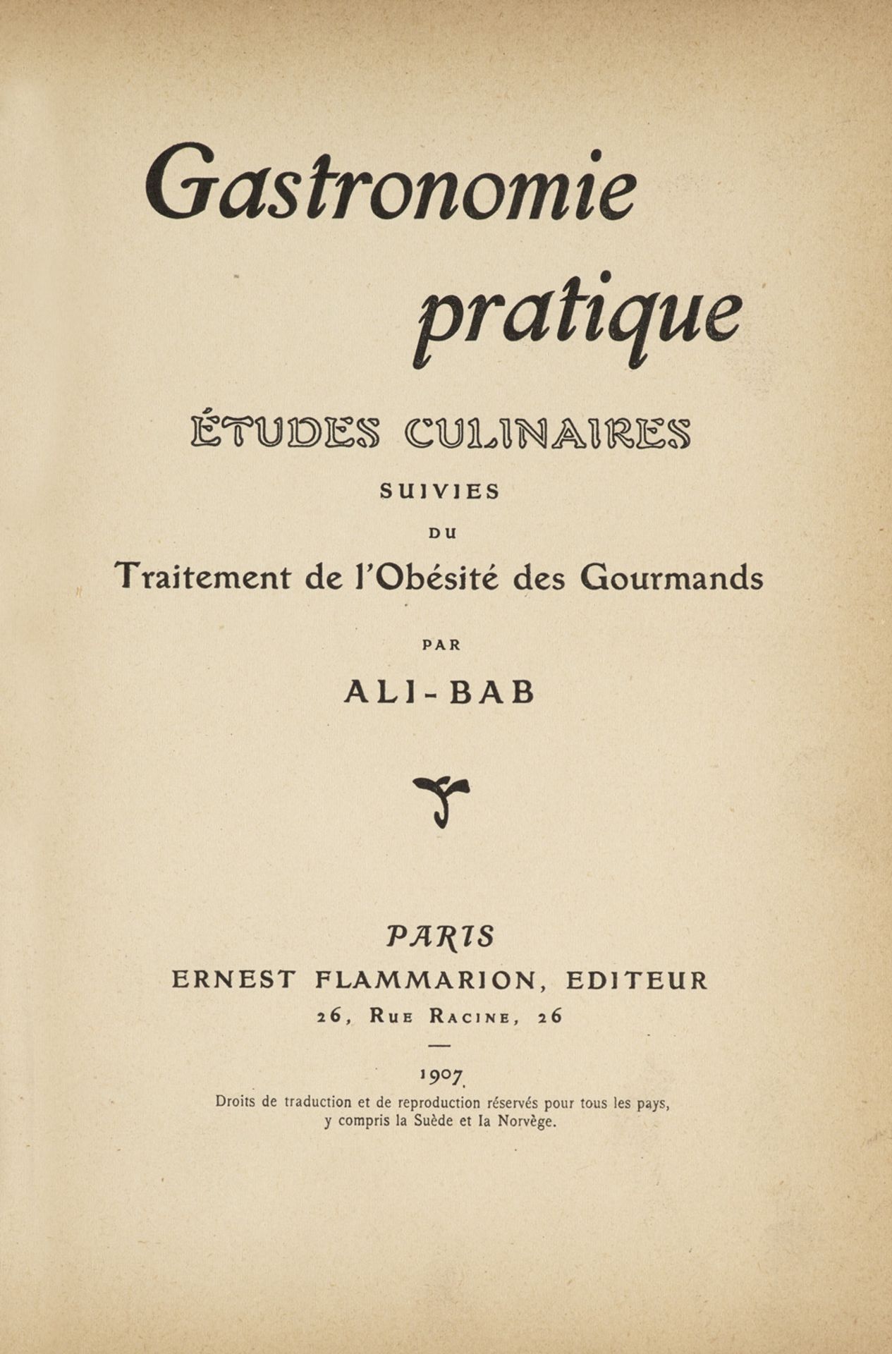 Gastronomie - -