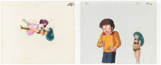 Urusei Yatsura, Set of 2, Original Japanese Anime Production Cel