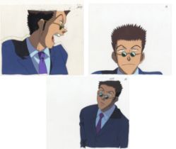 Leorio, Set of 3, Hunter X Hunter, Original Production Cel