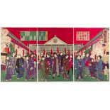 Kunimatsu, Kabuki Theatre, Japanese Woodblock Print