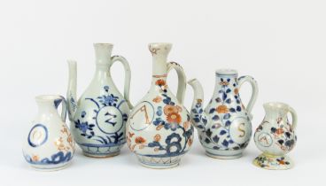 Set of 5 Five, Imari Ware, Original Japanese Ceramics