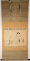 Shishi Lion Dance, Japanese Scroll Painting