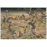 Hokusai, Act V, Original Japanese Woodblock Print