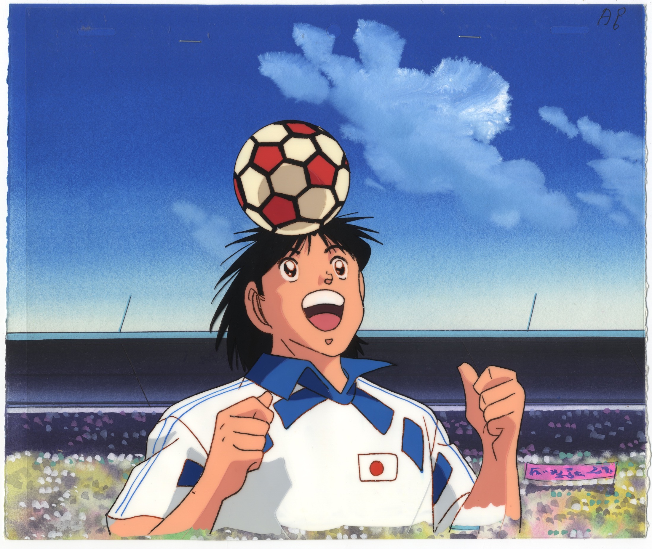 Captain Tsubasa, Football Anime, Japanese Production Cel