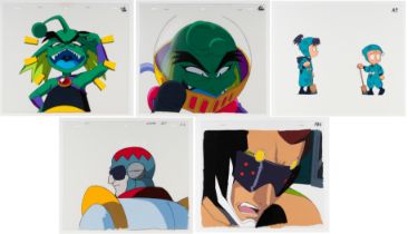 Set of 4, Original Japanese Anime Production Cel