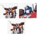 Set of 3 Transformers Production Anime Cels