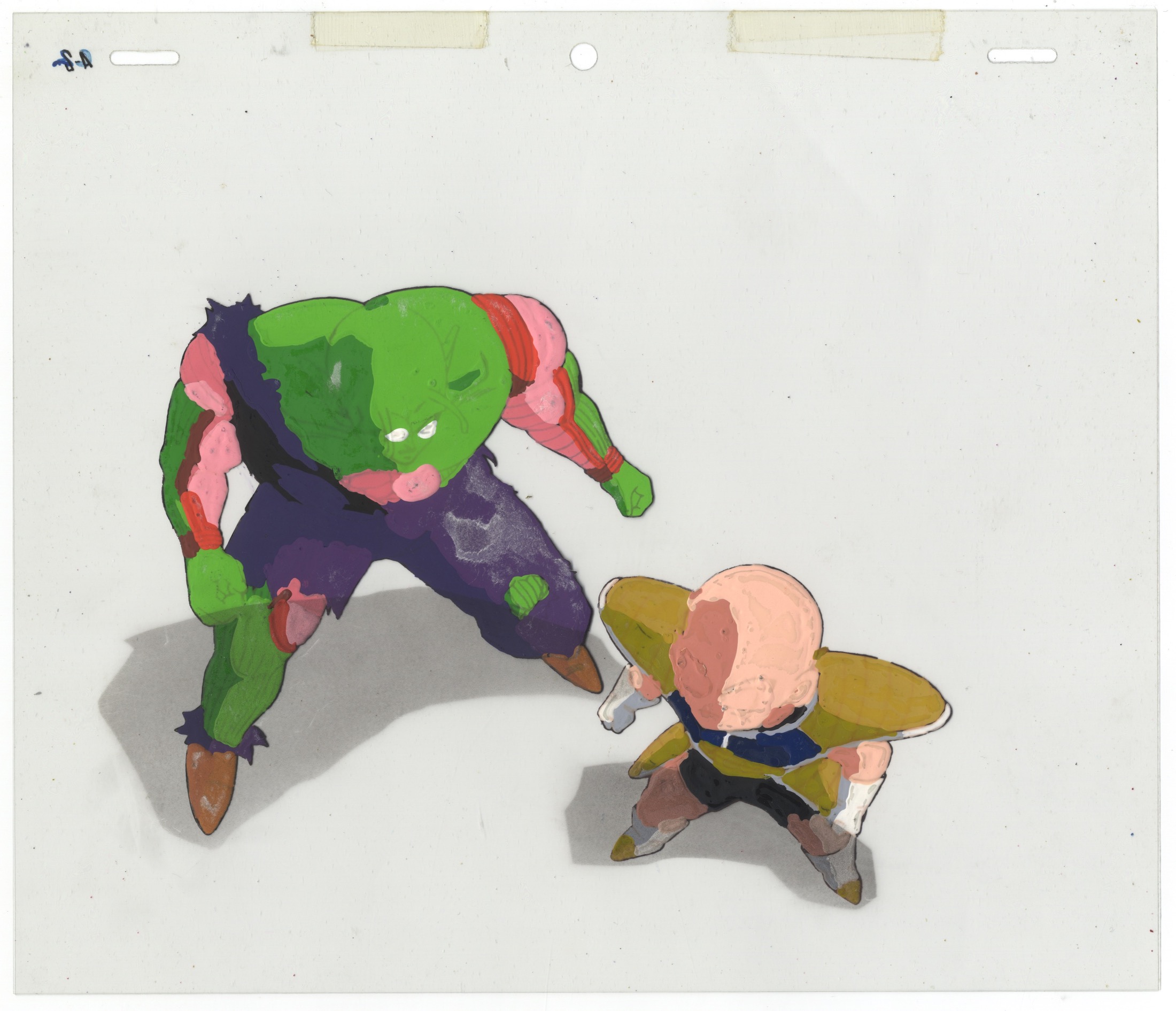 Krillin and Piccolo, Dragon Ball Z, Anime Production Cel - Image 2 of 4