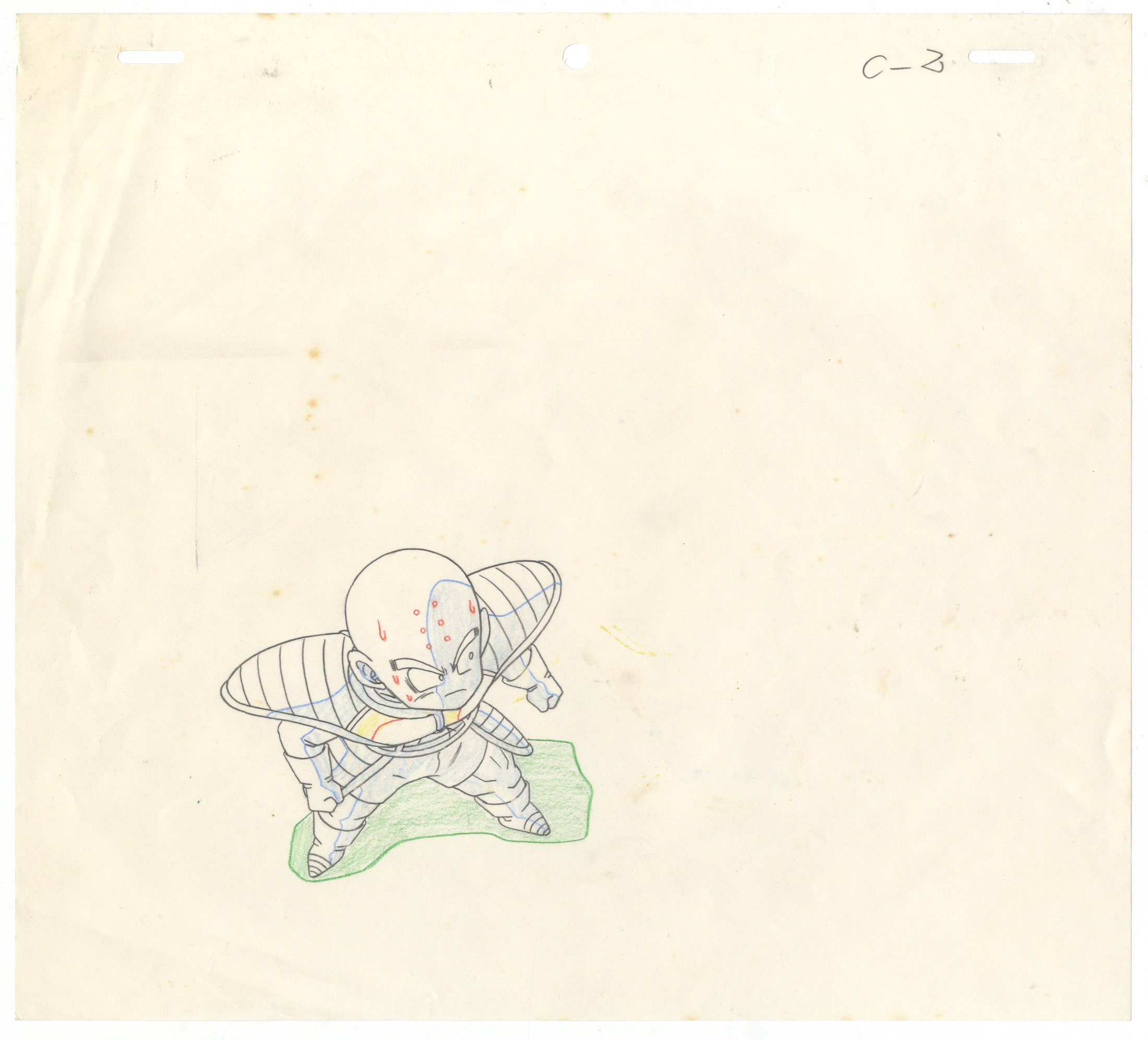Krillin and Piccolo, Dragon Ball Z, Anime Production Cel - Image 4 of 4