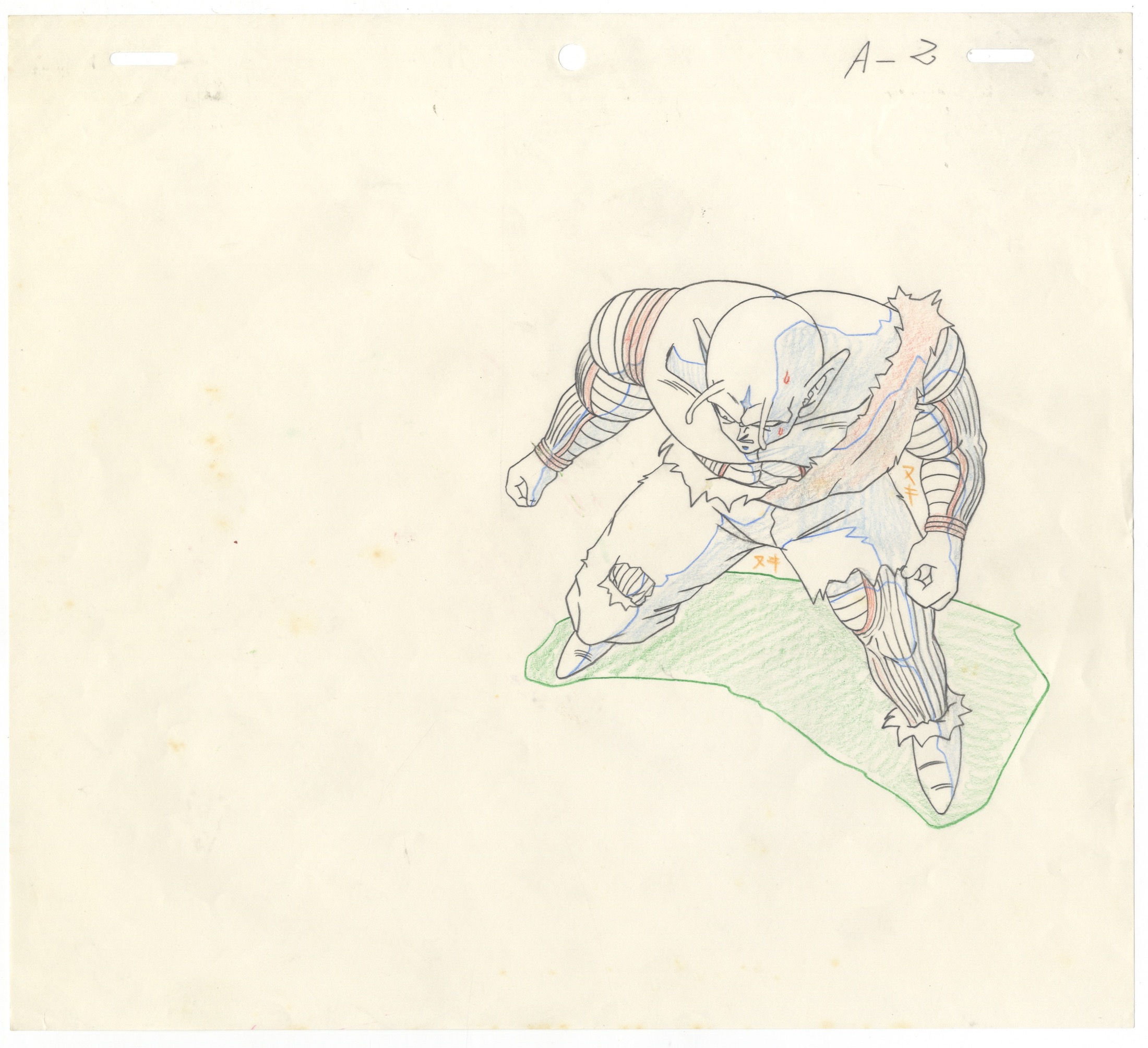 Krillin and Piccolo, Dragon Ball Z, Anime Production Cel - Image 3 of 4