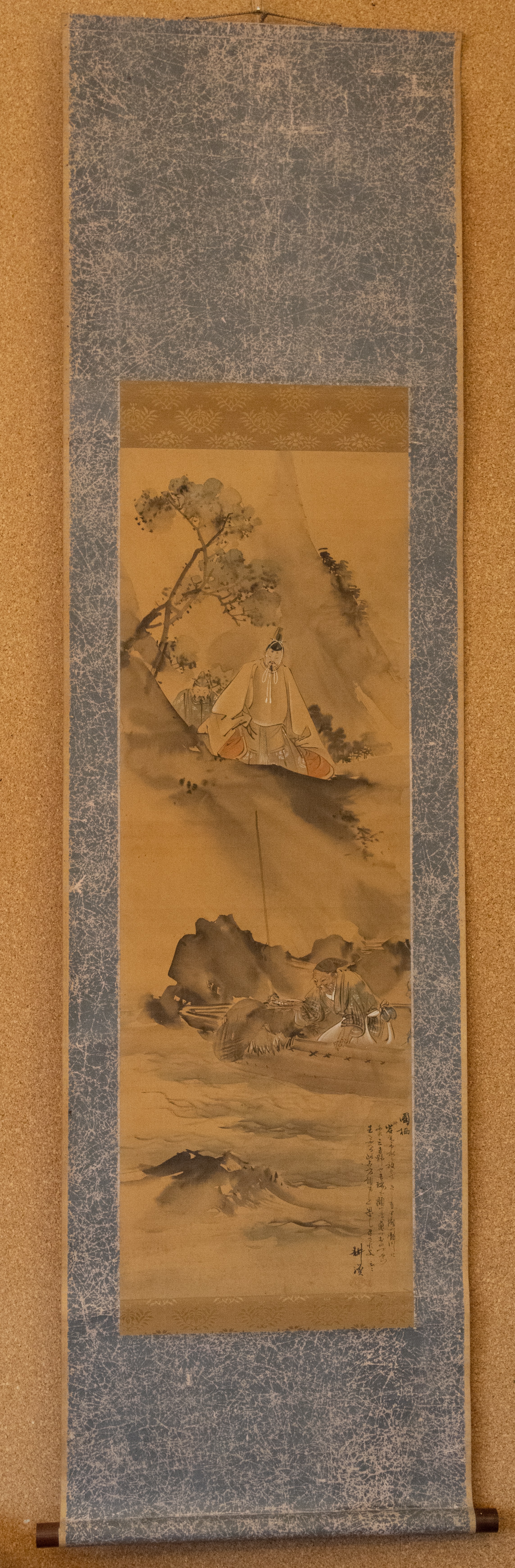 Kogyo Tsukioka, Original Japanese Hangin Scroll