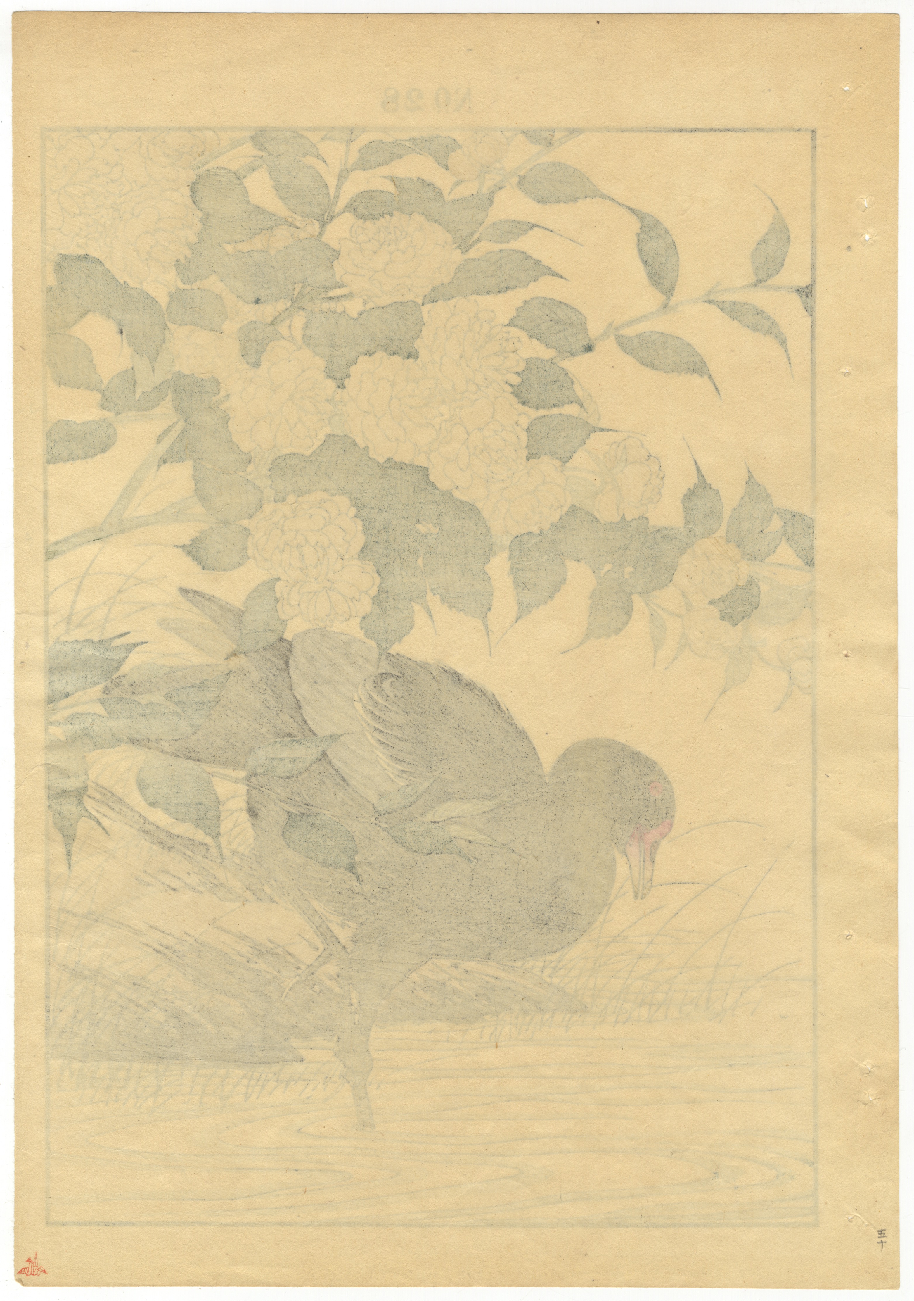Imao Keinen, Kacho-ga, Set of 3, Japanese Woodblock Print - Image 3 of 7