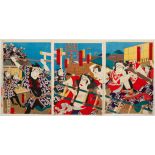 Kochoro, Kabuki Play, Japanese Woodblock Print