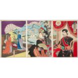 Chikanobu, Imperial Family, Japanese Woodblock Print