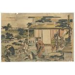 Hokusai, Chushingura, Original Japanese Woodblock Print