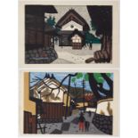 Kiyoshi Saito, Set of 2, Original Japanese Woodblock Print