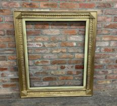 Giltwood frame with acanthus darted borders, internal measurement 98 x 80cm