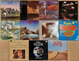 Vinyl - Eleven Progressive Rock records to include Pink Floyd, Gong, Van Der Graaf Generator,