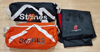 2 Rolling Stones, No Filter Tour, Medium sized lightweight holdalls; unused. Together with a Rolling