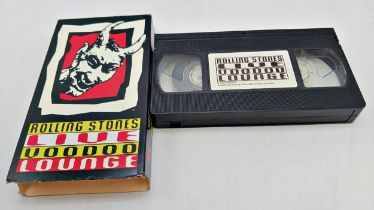 Official souvenir boxed video given to crew members of the Rolling Stones Live Voodoo Lounge tour