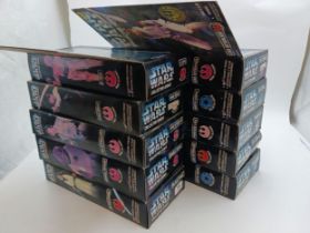 Collection of boxed Star Wars Collector Series figurines. To include Han Solo, C-3PO, Luke Skywalker