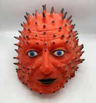 Dr Who - replica Bannakffalatta mask, 30cm high