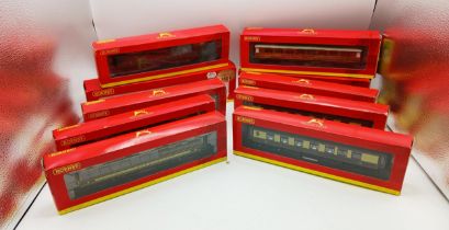 Collection Of Boxed Hornby 00 Gauge Trains. Total of ten in a good boxed condition. To include