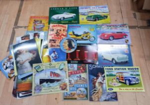Quantity Of Reproduction Metal Signs To Include Car, Beer & Sports Examples (29)