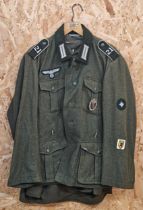 Replica WWII German Infantry Uniform With Shirt.