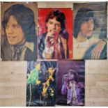 Four Mick Jagger photograph posters of various sizes (4)